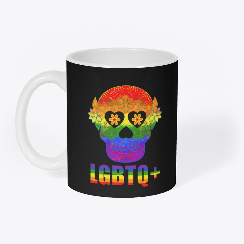 Pride LGBTQ+ Skull T shirts