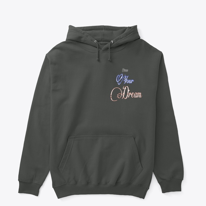 "Draw Your Dream" on T-shirt, home decor