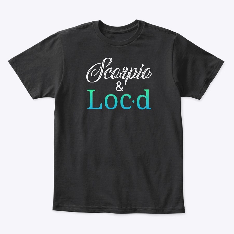Scorpio & loc'd zodiac tee shirt