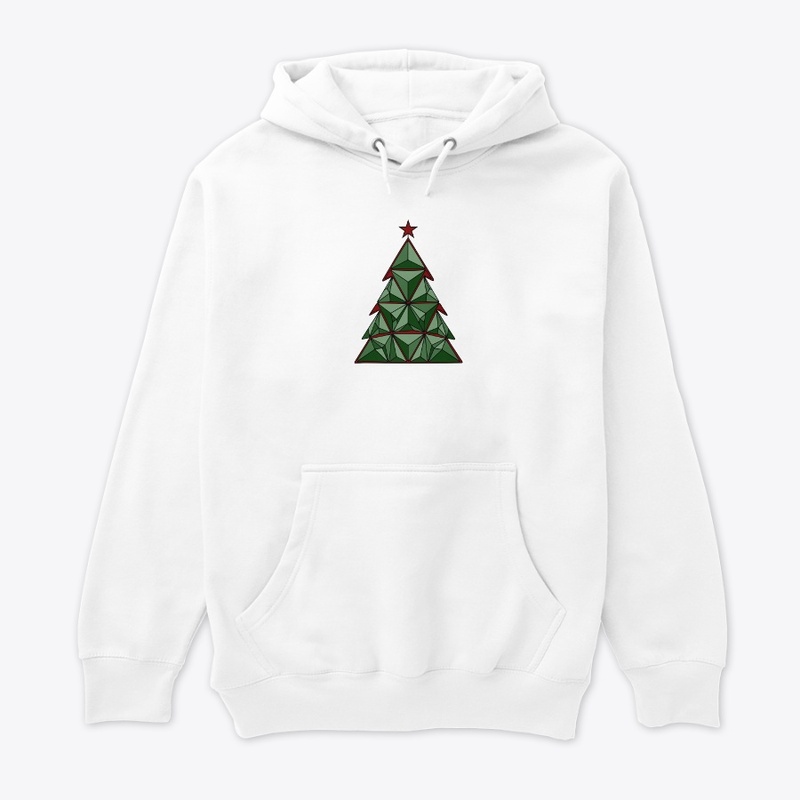 Green modern christmas tree