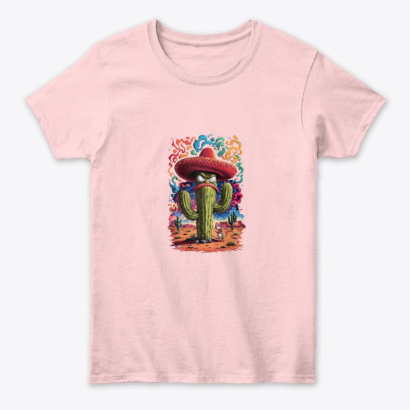Cactus and her adventurous mouse friend