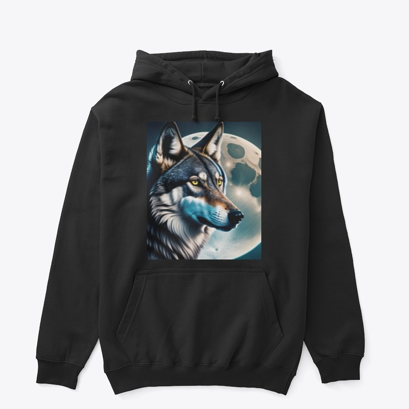 unique wolf  printed unisex t-shirts 