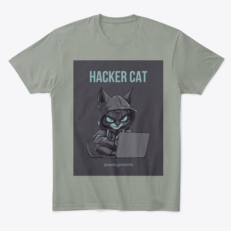 Hacker Cat Unleashed Tee"