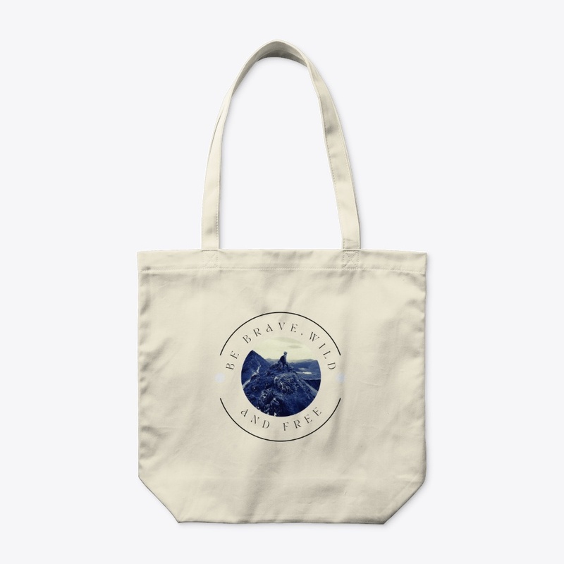 Organic Be Brave Tote Bag