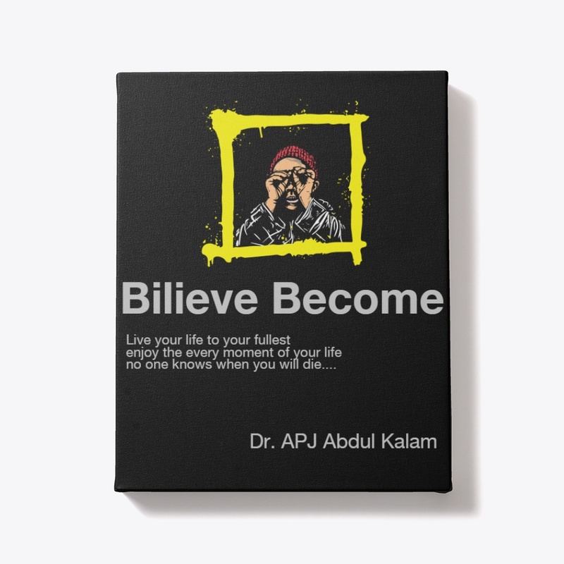 Believe Become Black Tee