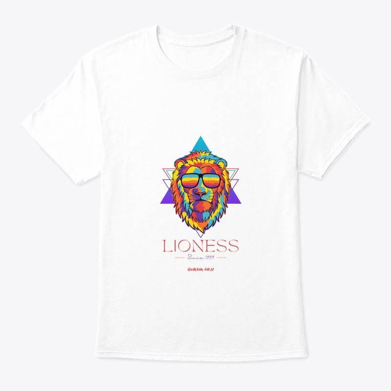 "THE LIONESS" TEES BY QUANTUM WOLF 