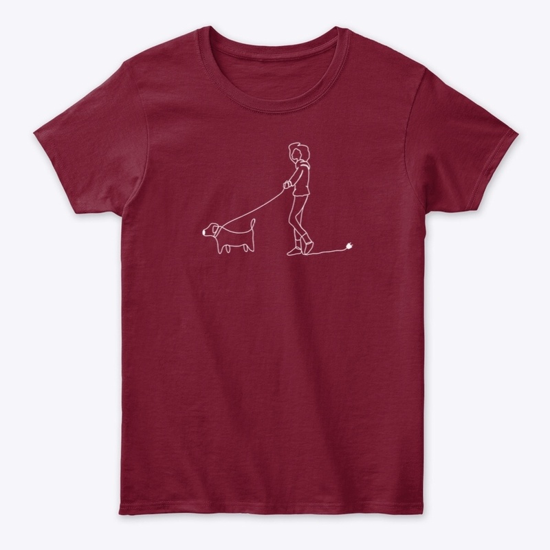 Unplug Dog White Line