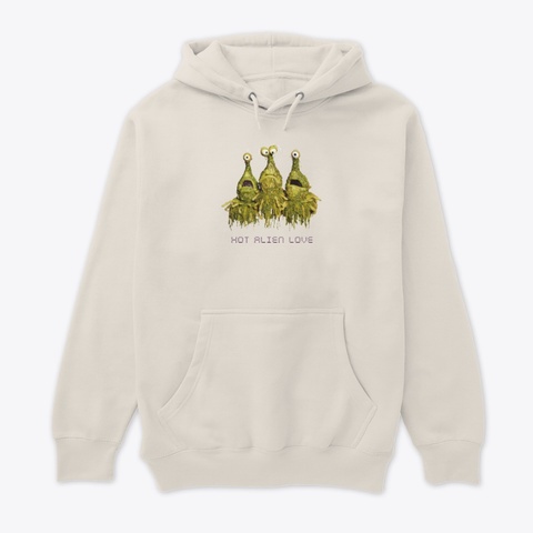 Hot Alien Love Sandshell T-Shirt Front