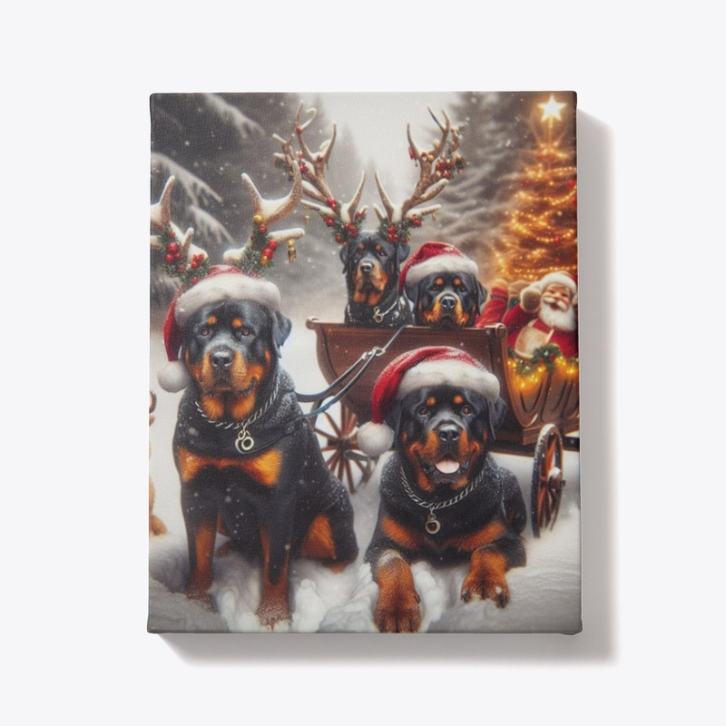 Rottweilers Christmas