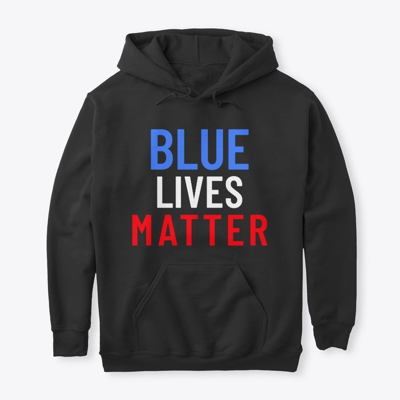 Blue Lives Matter Text
