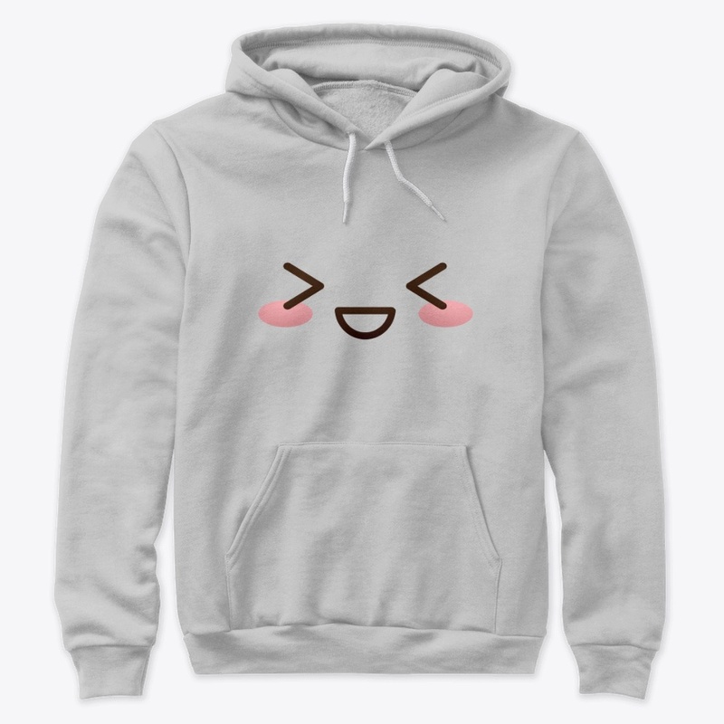 Kawaii japanese anime face design: shy