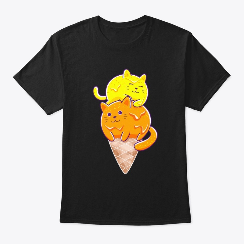 Funny Cute Cats Ice Cream Cone