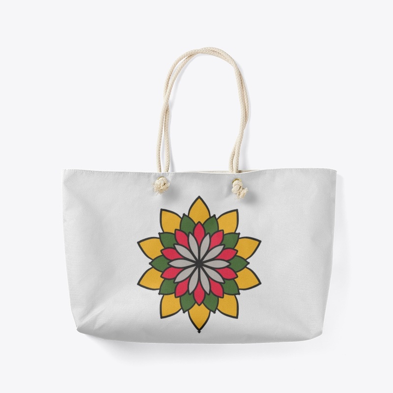 colored flower