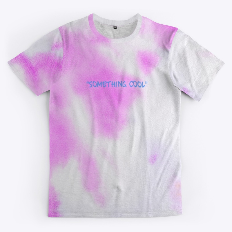 tie dye shirt "something cool" - unisex 