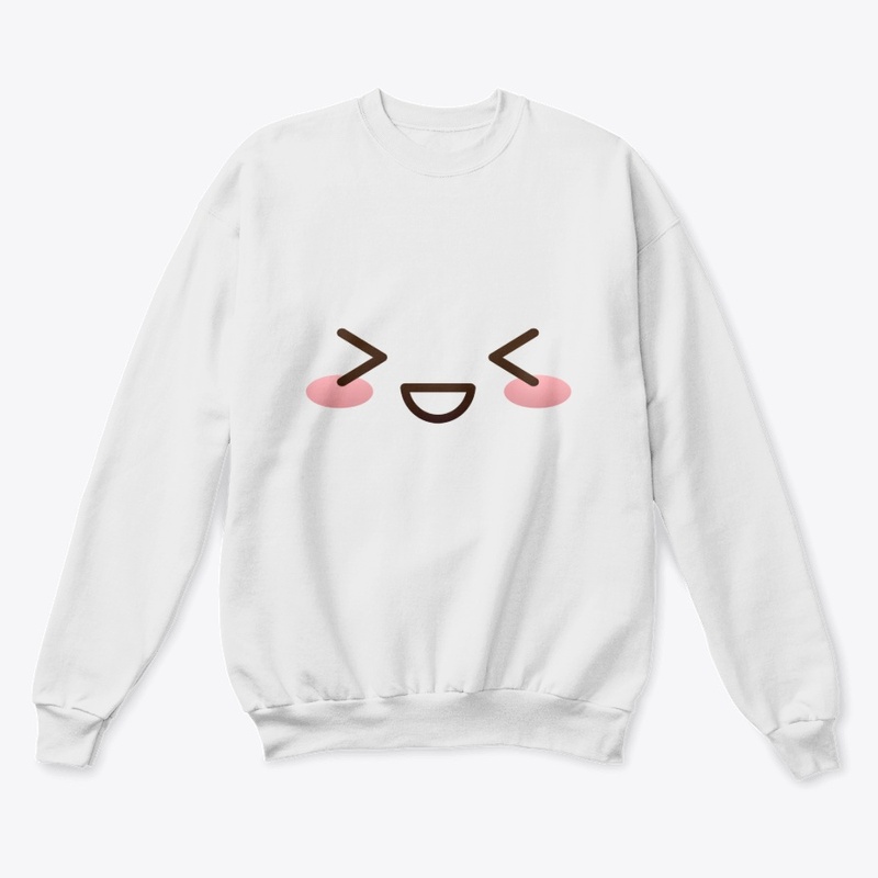Kawaii japanese anime face design: shy