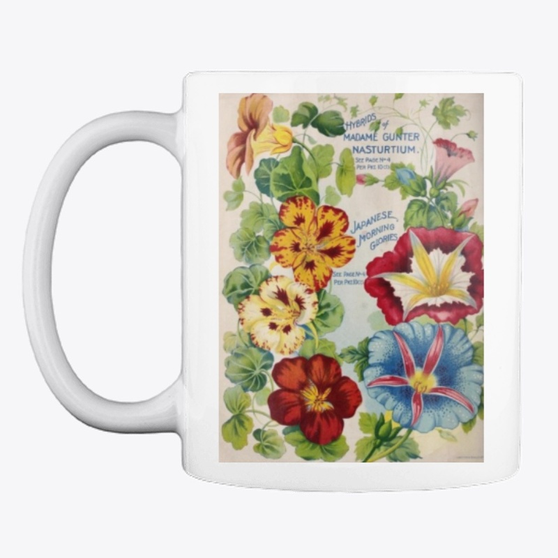 Vintage Japanese Morning Glory Flowers