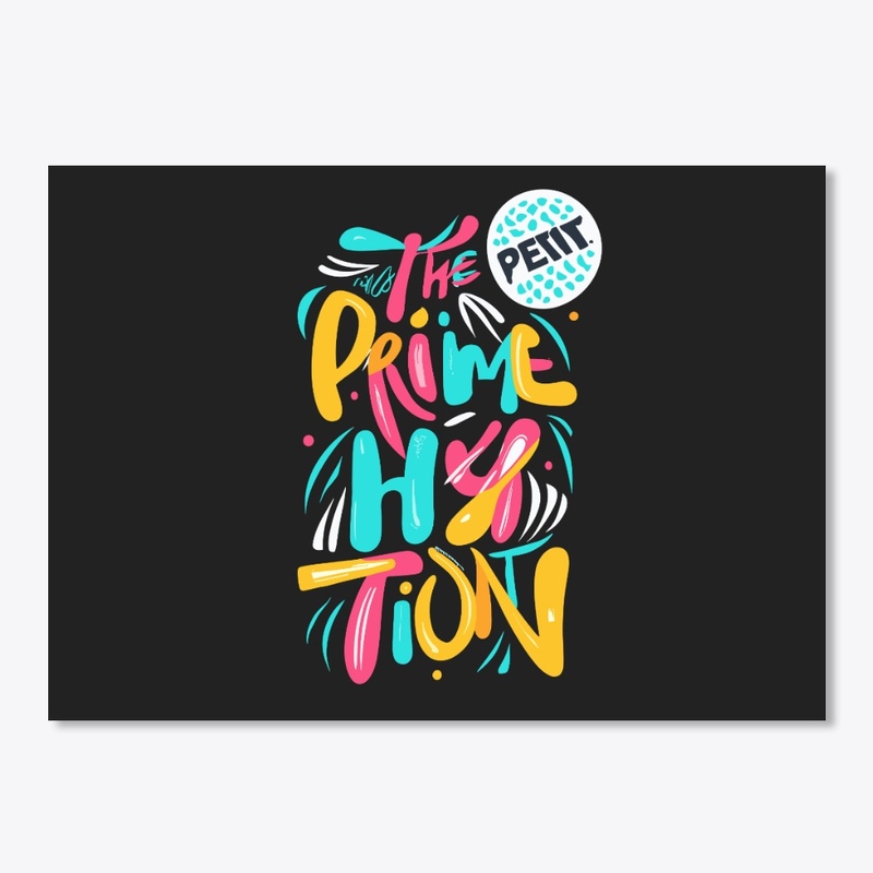 T-shirt design with "prime hydration"