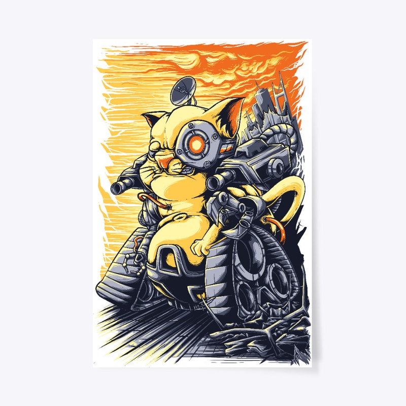 Cat Cyborg  Tank