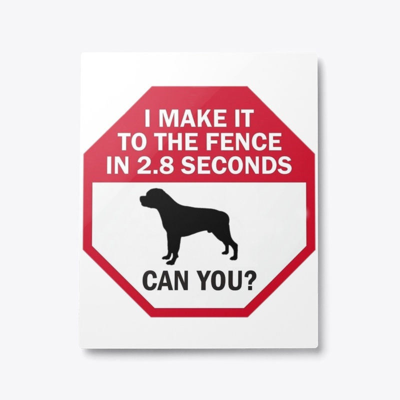 Rottweiler Warning Sign