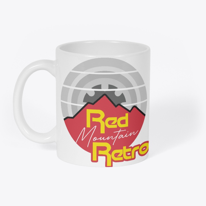 Red Mountain Retro Basic Logo