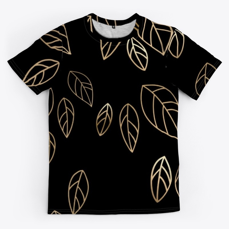 Casual Covered In Gold Leaves