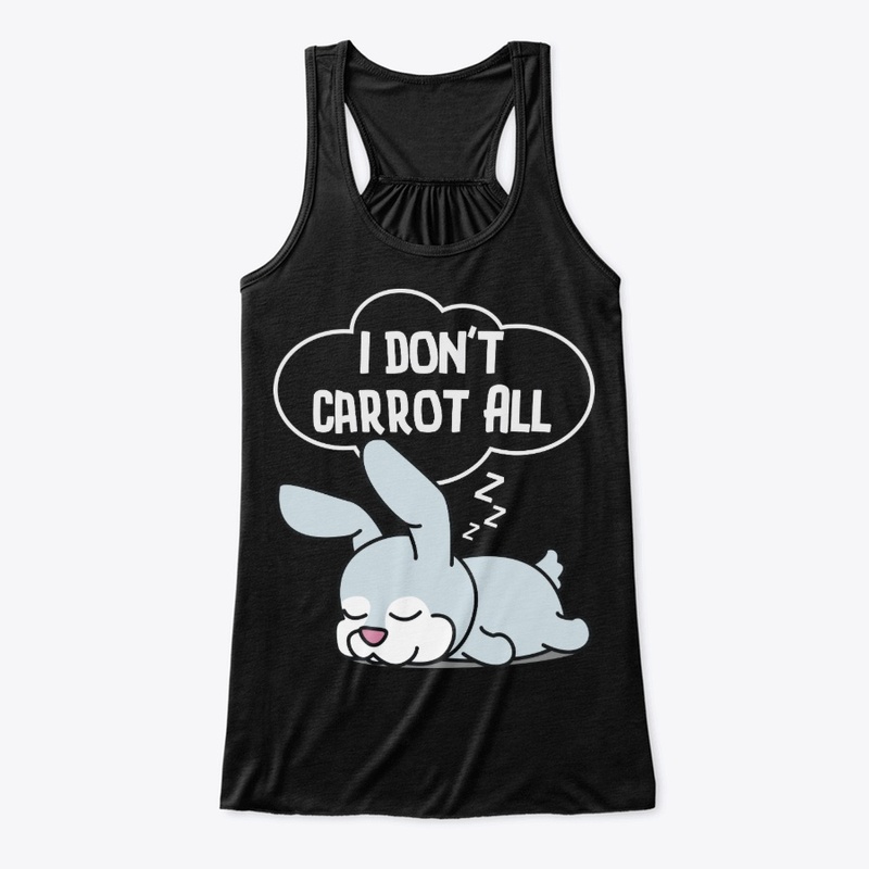 Punny Rabbit Lover Gift - Lazy Sleeping
