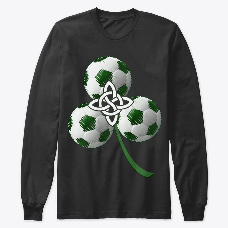 Soccer Ball Celtic Knot St Patricks Gift