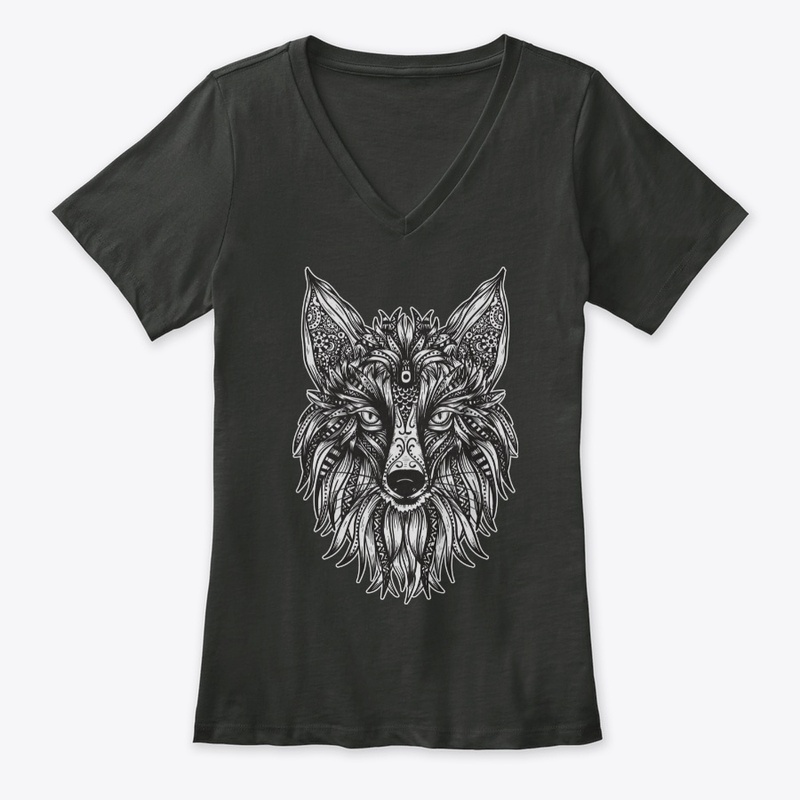 Tribal Pattern Mandala Fox Lover Gift