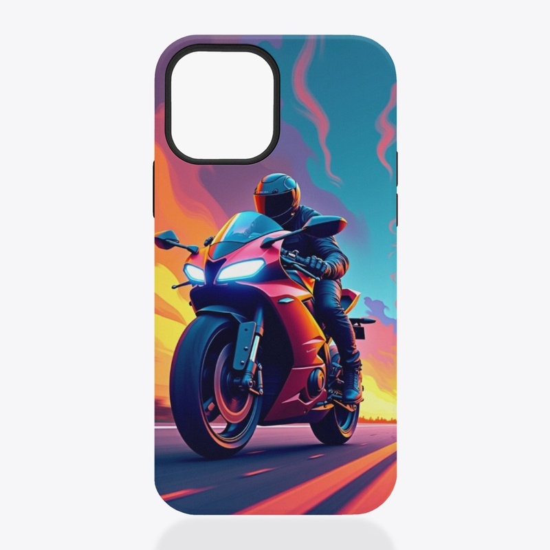 Chasing the Horizon: Sunset Ride