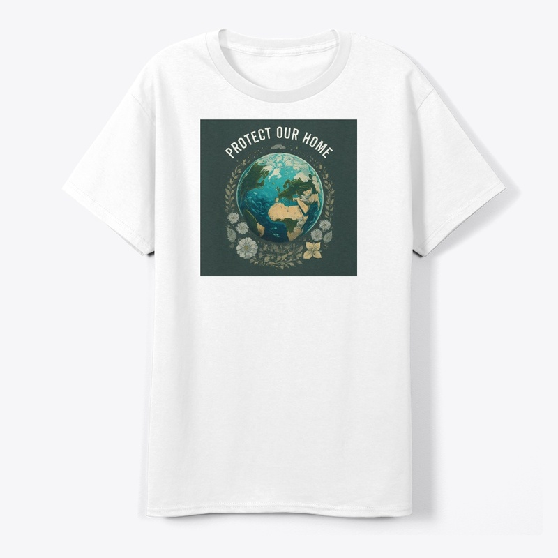 Environmental Message with Planet Earth