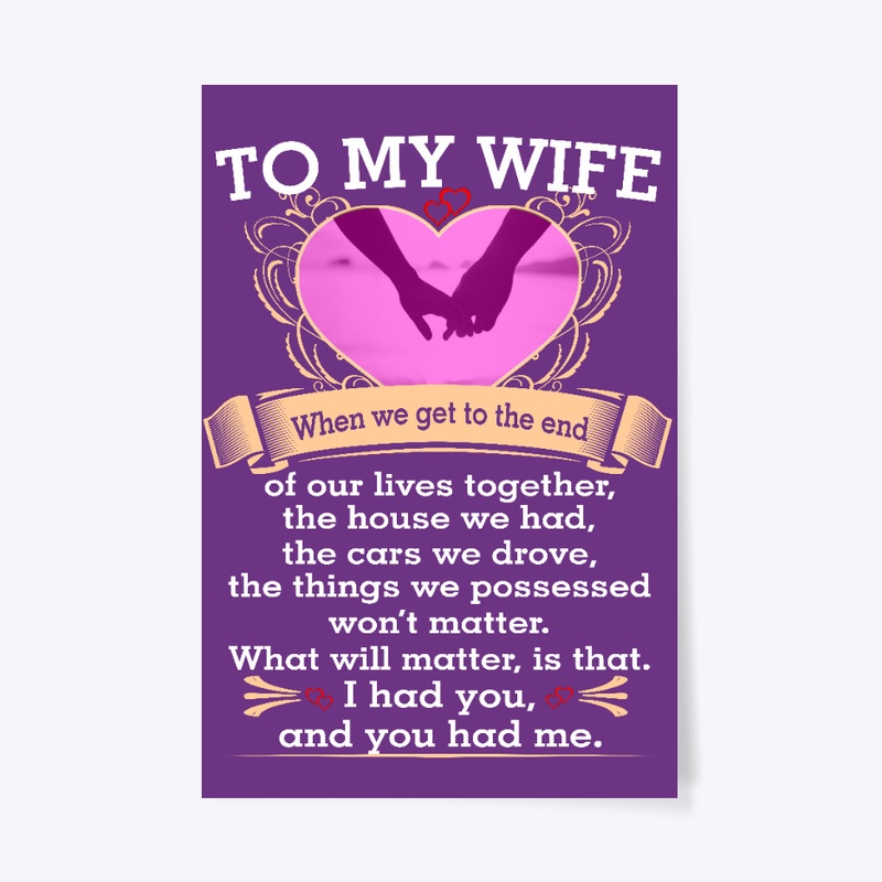To my wife