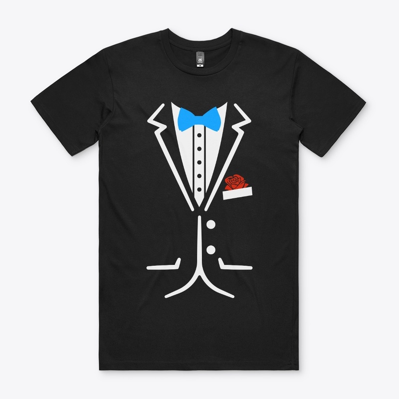 Fake Tuxedo Funny Lazy Wedding Fake Suit