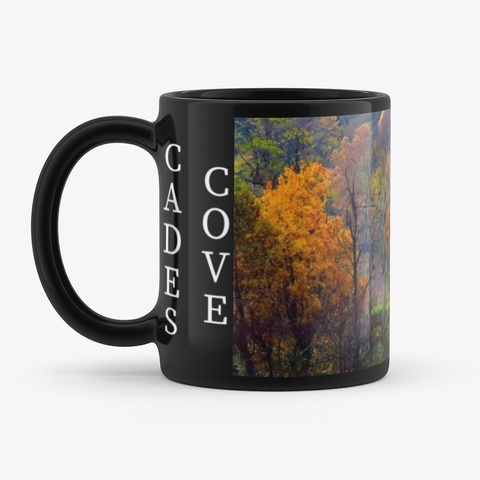 Cades Cove #3 Black T-Shirt Front