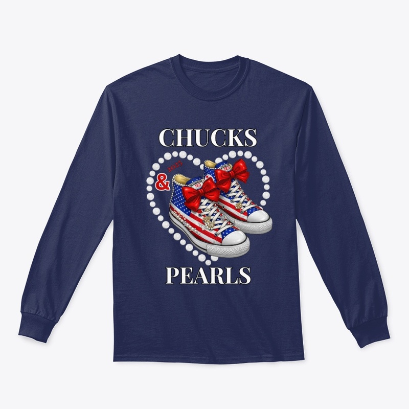 USA Flag 2025 Chucks And Pearls