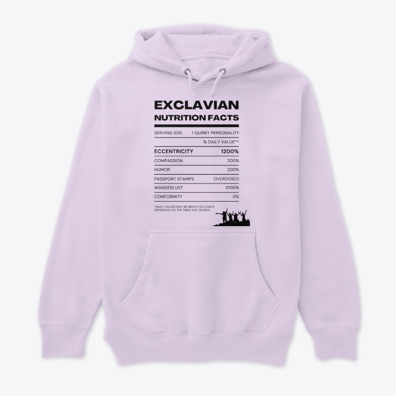 Exclavian Nutrition Facts - Light