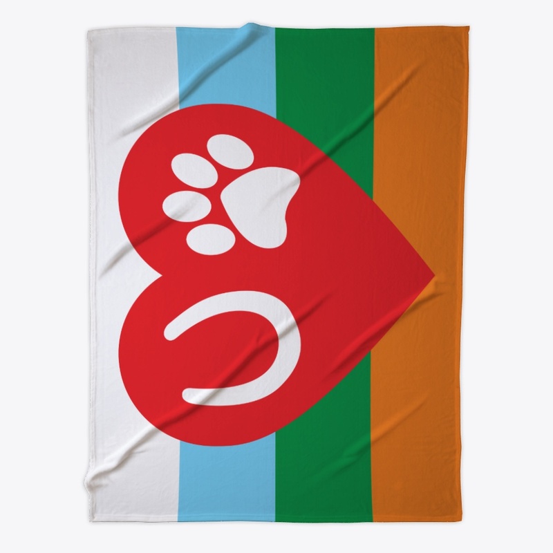 Critter Pride Flag Blanket