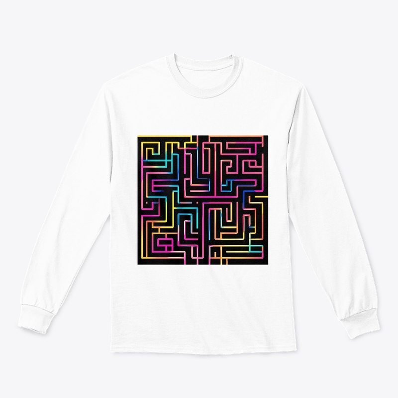 Neon Labyrinth: A Maze of Color