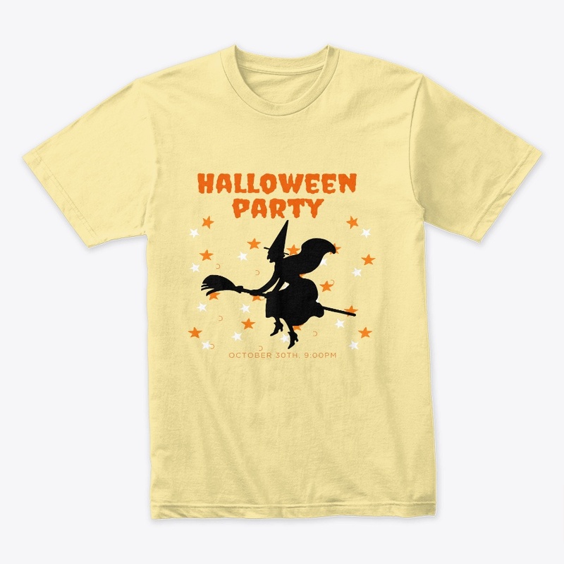 Halloween - Sorciere sur balaie