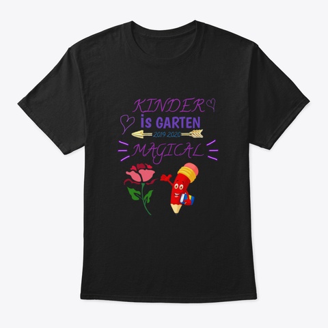 Kindergarten Shirt   Kindergarten Shirt  Black T-Shirt Front