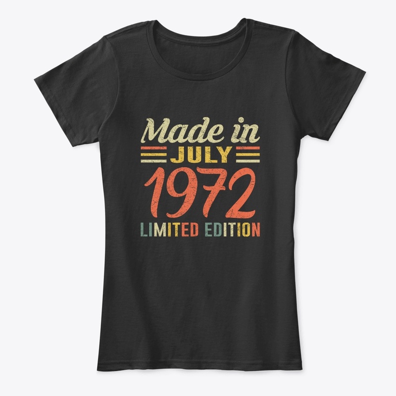 July 1972 T-shirt Born In 1972 