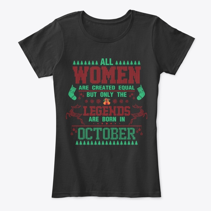 Born In October Ugly Christmas
