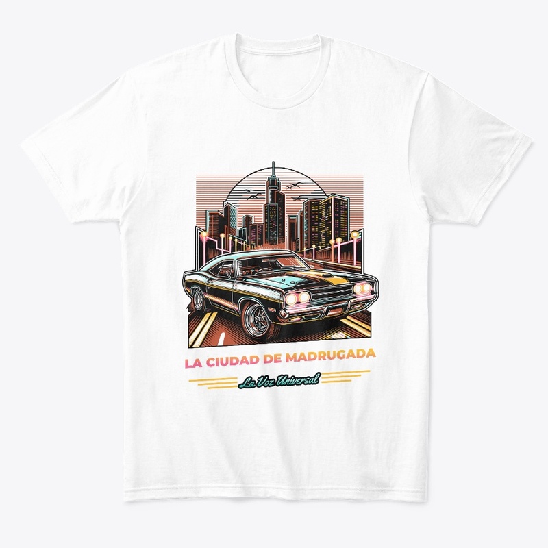 la ciudad de madrugada vintage