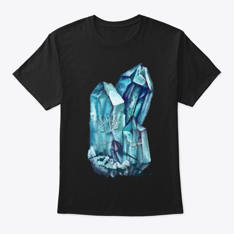 Butterflies trapped in Crystals