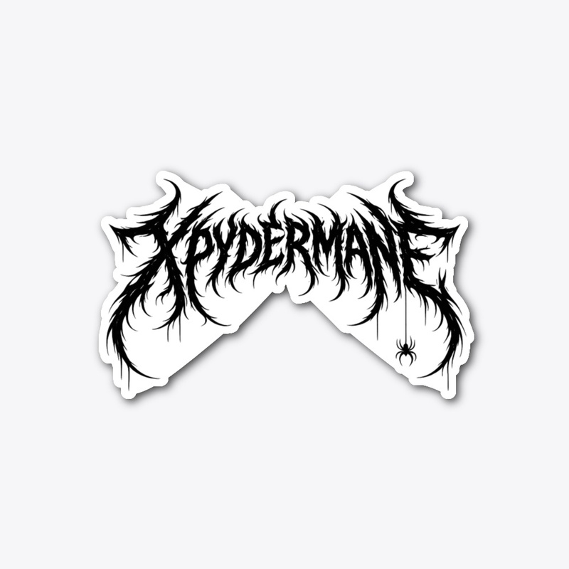 WHITE AND BLACK OG XPYDERMANE MERCH