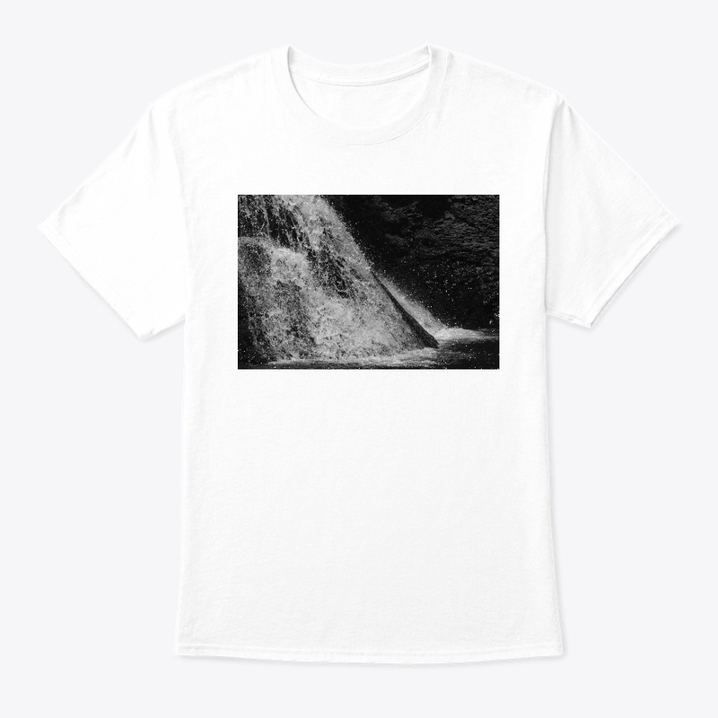 Waterfall Black/White SnapShirt