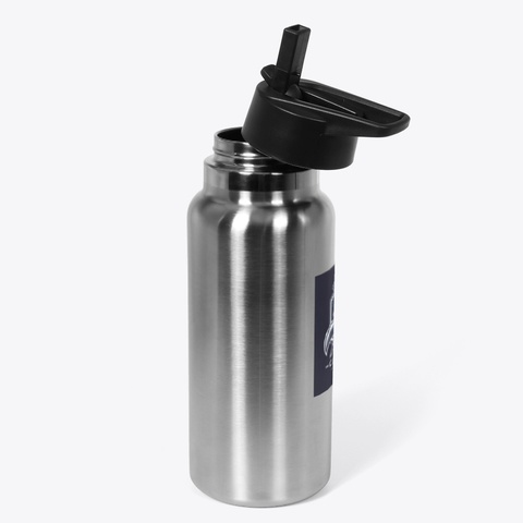 Clever Fox Inner Strength H2 O Bottle Stainless Steel T-Shirt Left