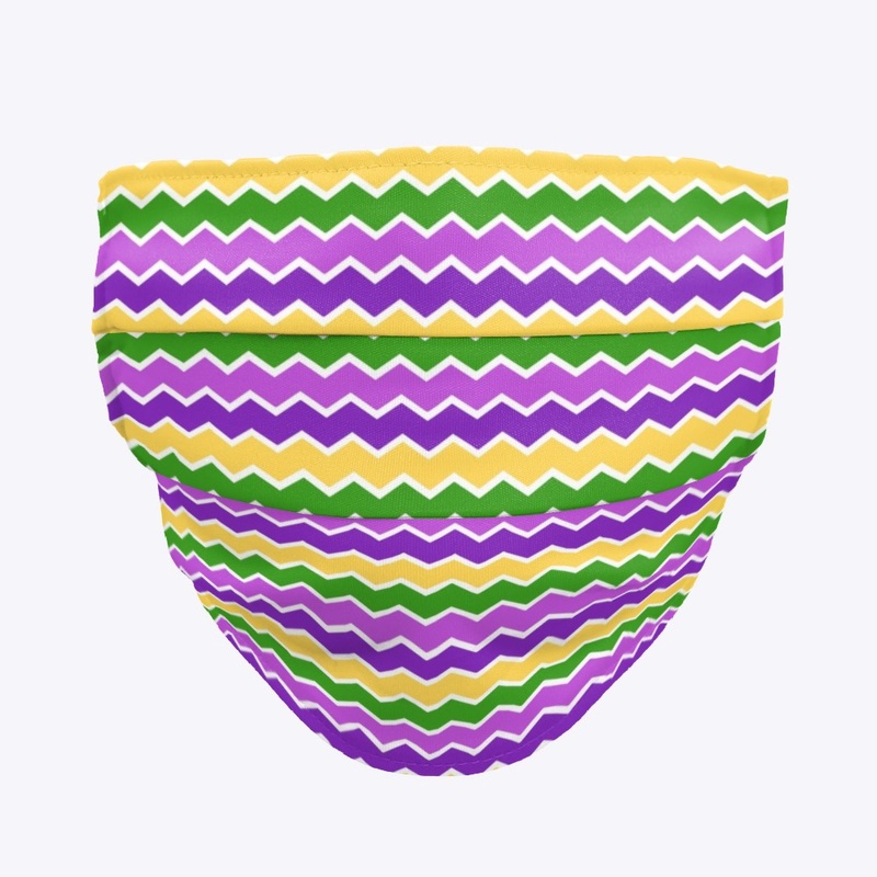 Mardi Gras Zig Zag Dress