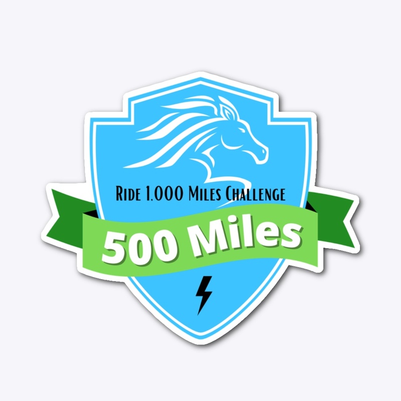 500 Miles Sticker
