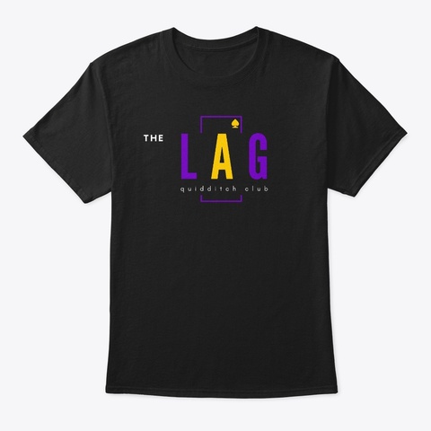 Los Angeles Gambits Apparel  Black T-Shirt Front