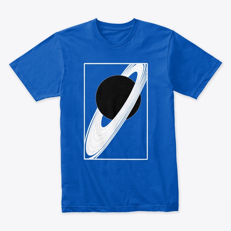 Saturn and Rings T-Shirt Design